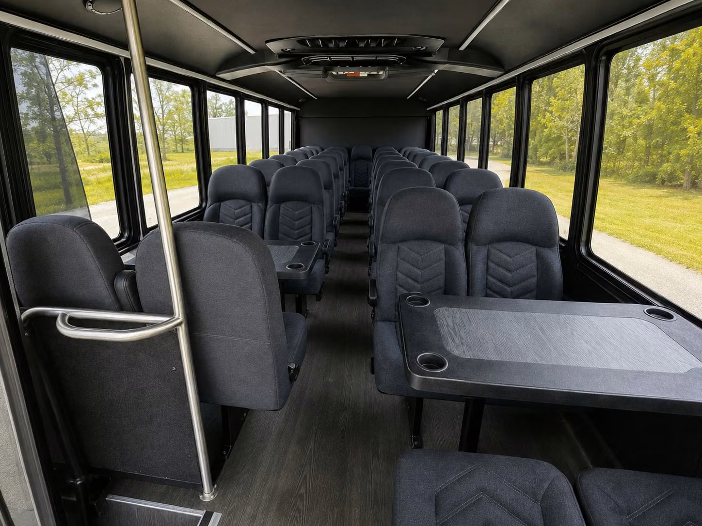 20 passenger minibus interior
